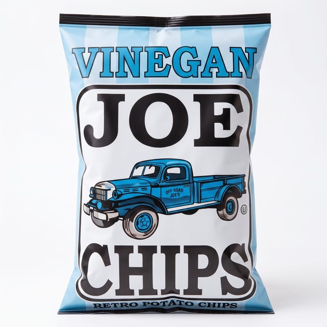 Joe Chips Classic Sea Salt and Vinegar.