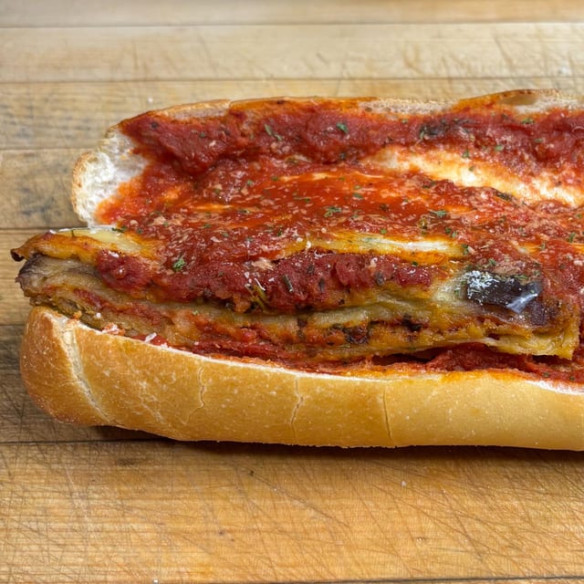 Friday | Eggplant Parmigiana.