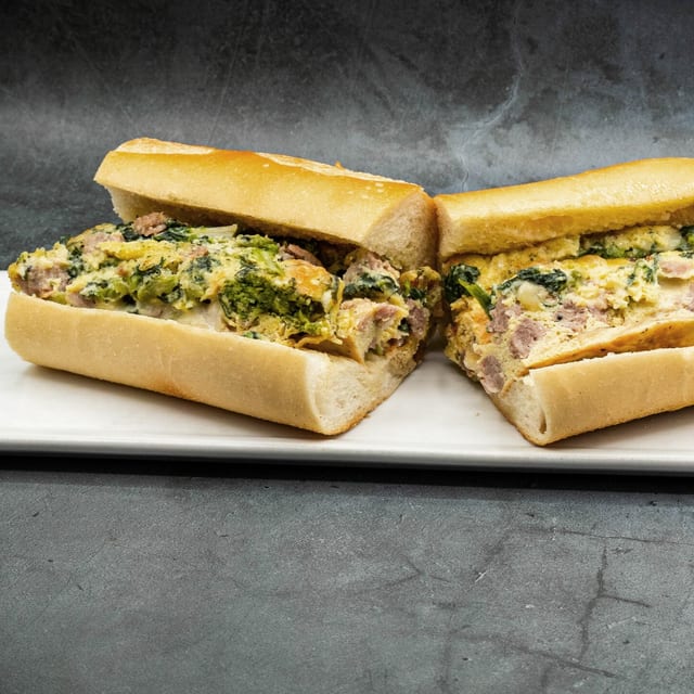 Saturday | Broccoli & Sausage Frittata.