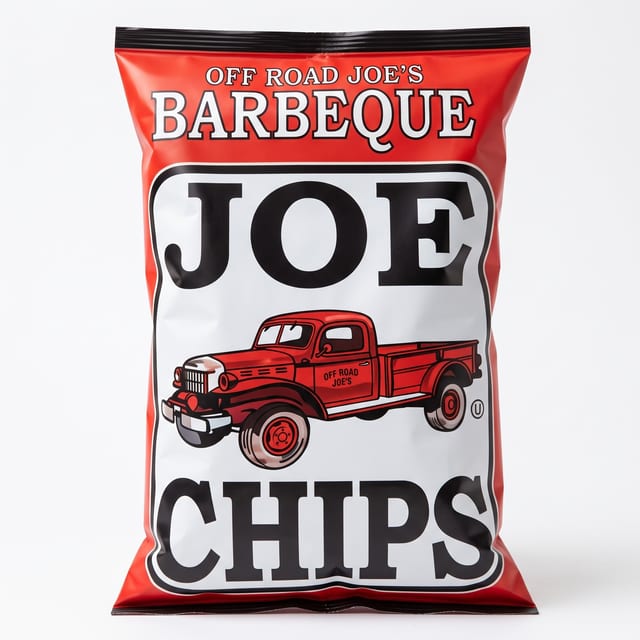 Joe Chips Barbeque.